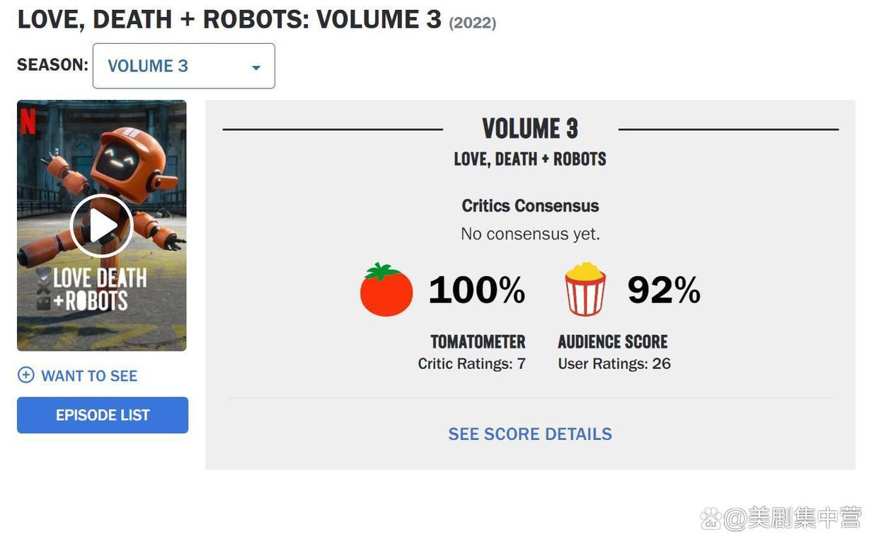 《爱，死亡和机器人》第三季比上一季质量高，其中4集不容错过