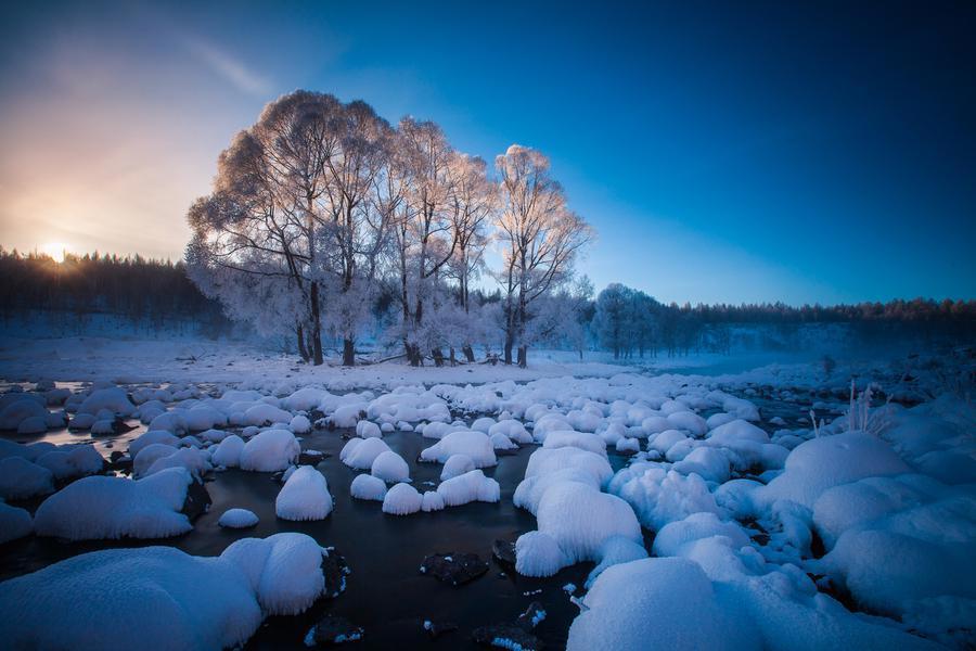 出来玩雪啦！抚远日初，吉林雾凇，这些地方够你玩上一整个冬天！