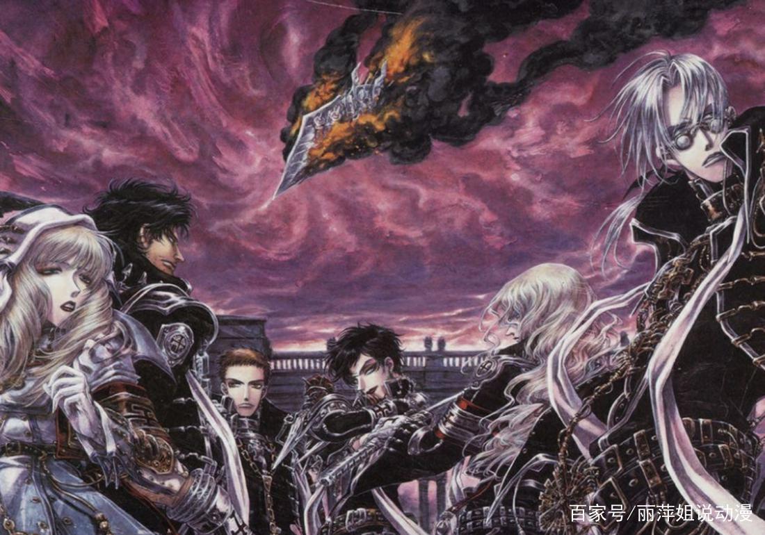 《圣魔之血》动漫人物突出，缥缈芬芳，他们自黑暗深处走来