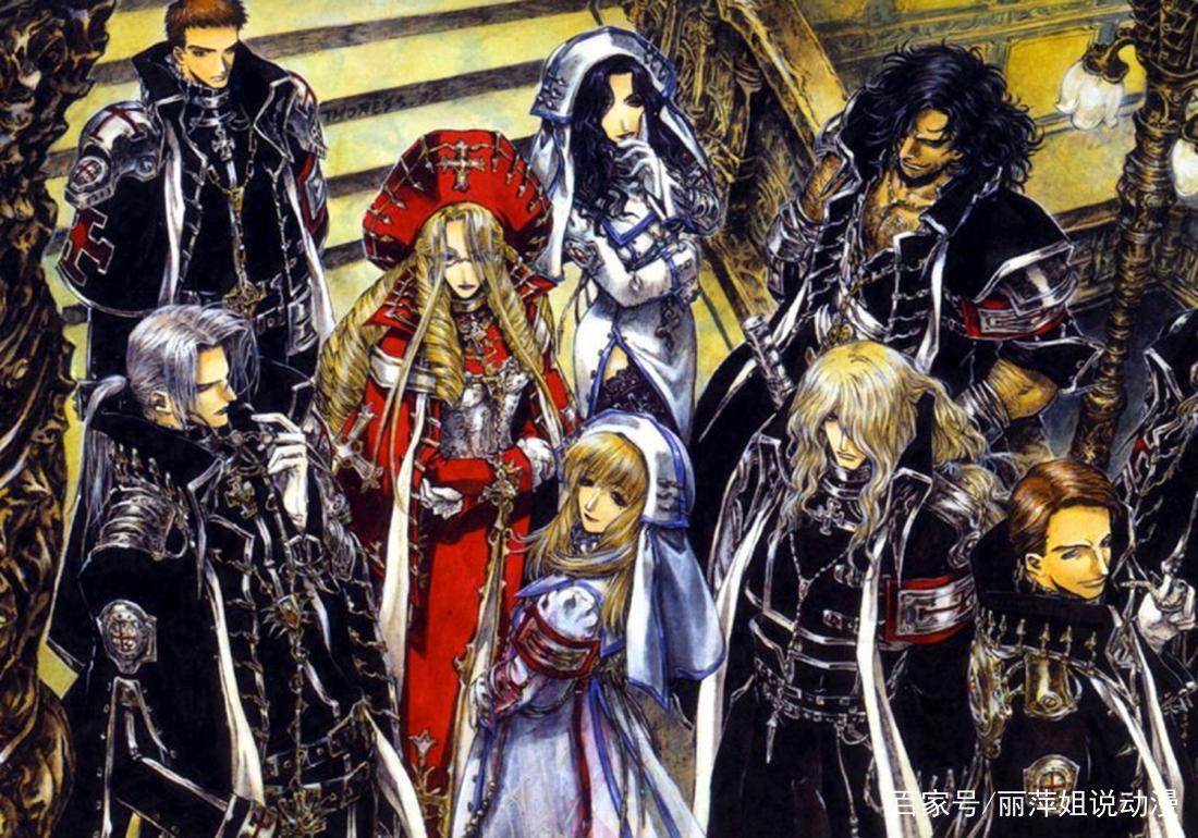 《圣魔之血》动漫人物突出，缥缈芬芳，他们自黑暗深处走来