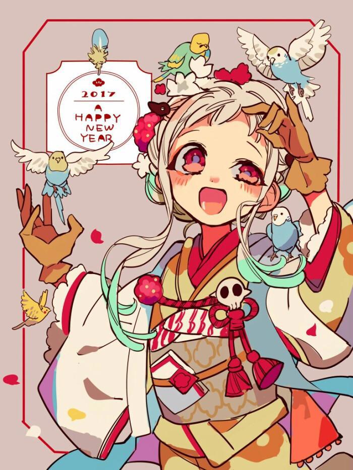 地缚少年花子君高清动漫壁纸！八寻宁宁和花子