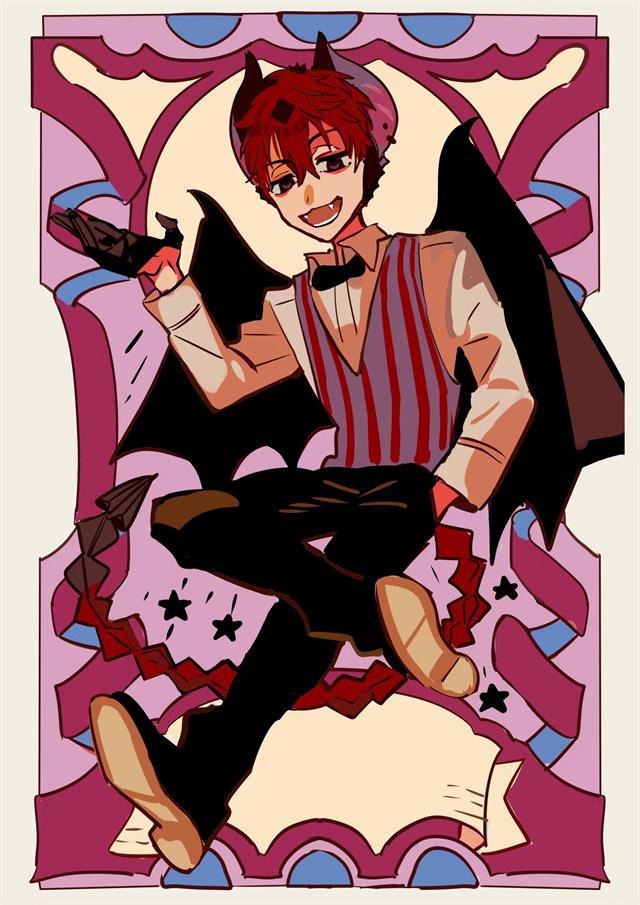 「地缚少年花子君」作者更新四张人物彩图