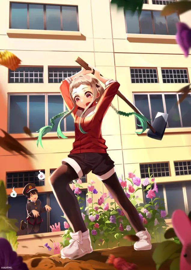 《地缚少年花子君》高清壁纸！有一种懵懂爱情近在咫尺却不懂相处