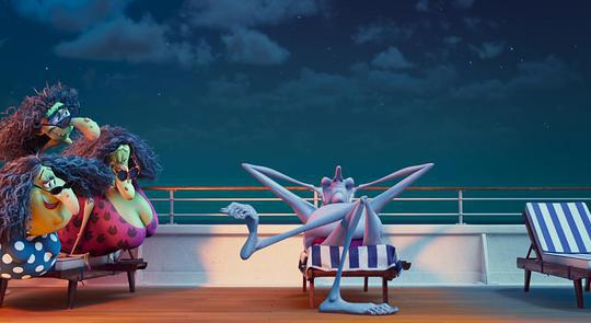 动漫电影《精灵旅社3：疯狂假期》吸血鬼之王德古拉的二见钟情