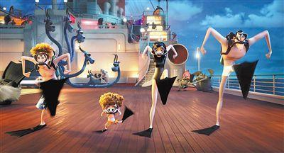 动漫电影《精灵旅社3：疯狂假期》吸血鬼之王德古拉的二见钟情