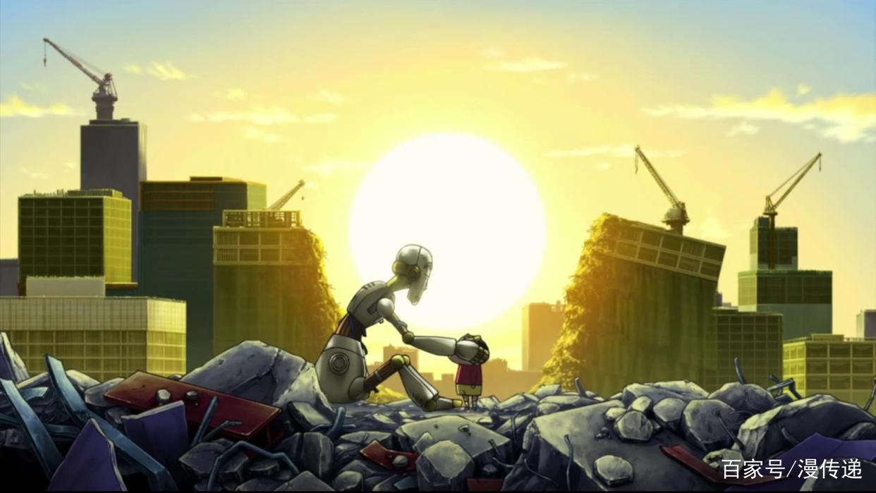 蜡笔小新：两个父亲的终极较量，无论你是机器还是人类，我都爱你