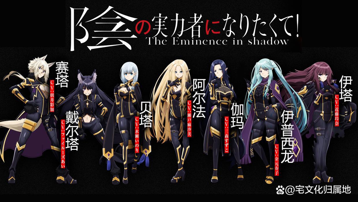 《想要成为影之实力者》声优阵容公布将于2022年内播出