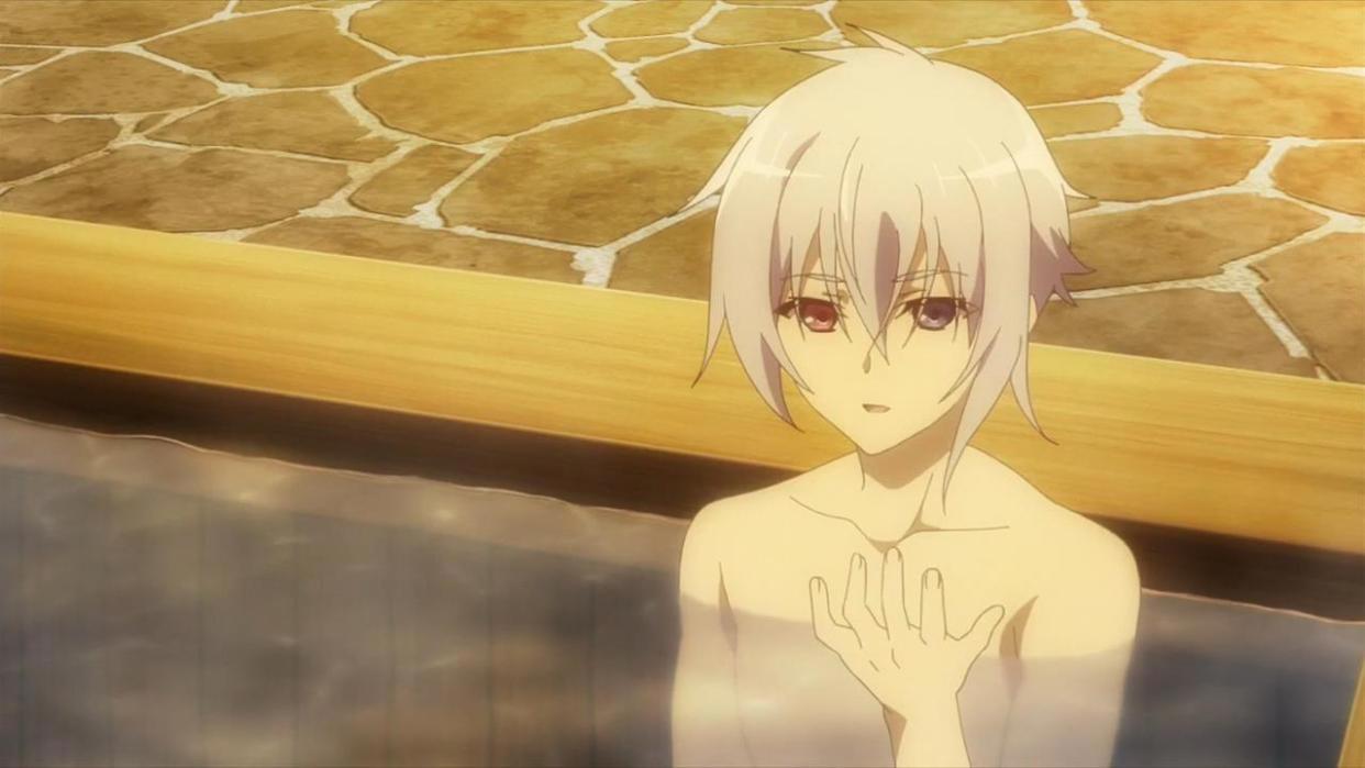 动画《超人高中生们即便在异世界也能从容生存》一男五女混浴篇