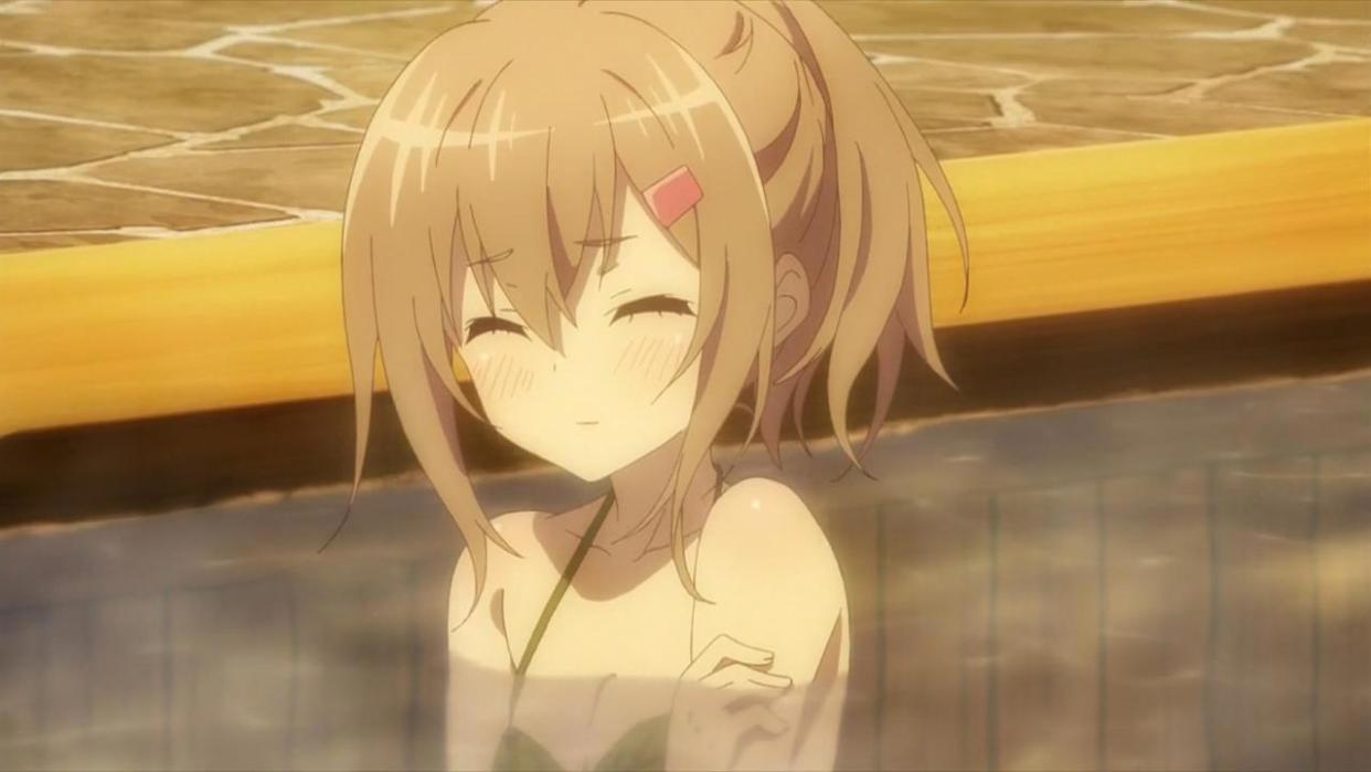 动画《超人高中生们即便在异世界也能从容生存》一男五女混浴篇