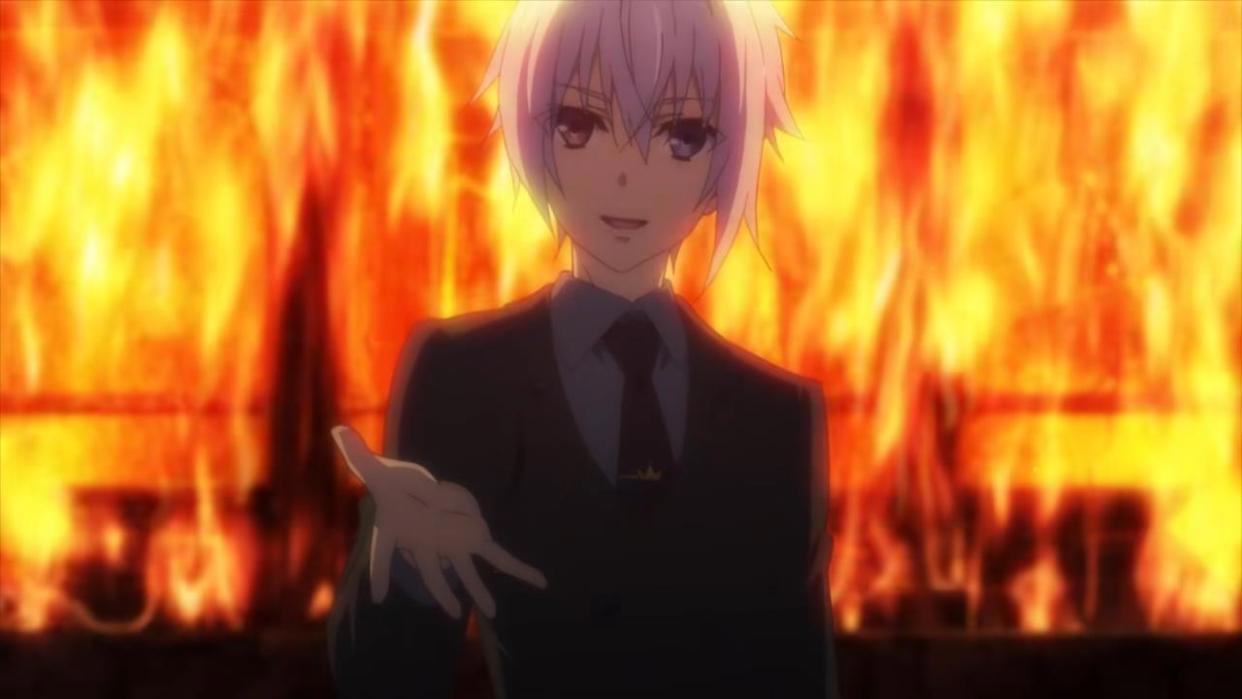 动画《超人高中生们在异世界从容生存》女仆版御子神司登场