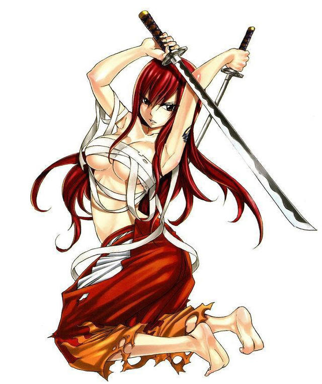 盘点动漫：十大使用刀剑的女角色，夏娜才第二