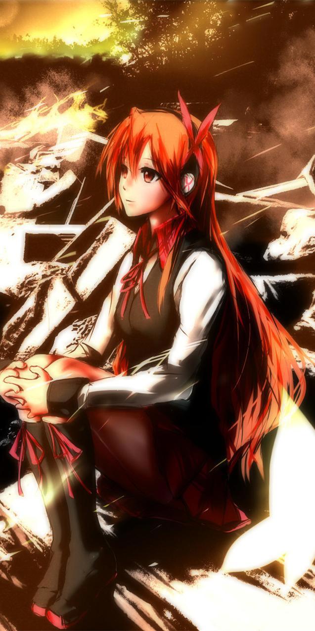 《斩·赤红之瞳》切尔茜，动漫全面屏壁纸分享