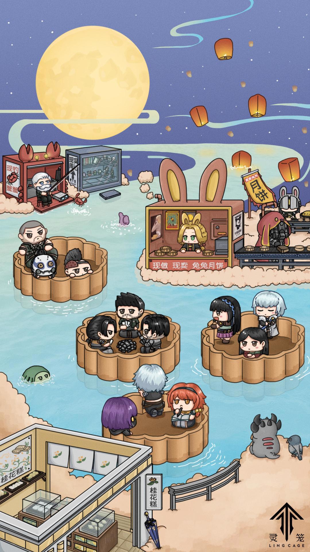 史上最全！热门国漫中秋九月精美壁纸打包，月满中秋，共聚团圆！