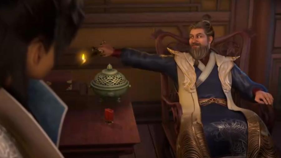 君有云：苏白衣救下师姐，两人感情逐步升温