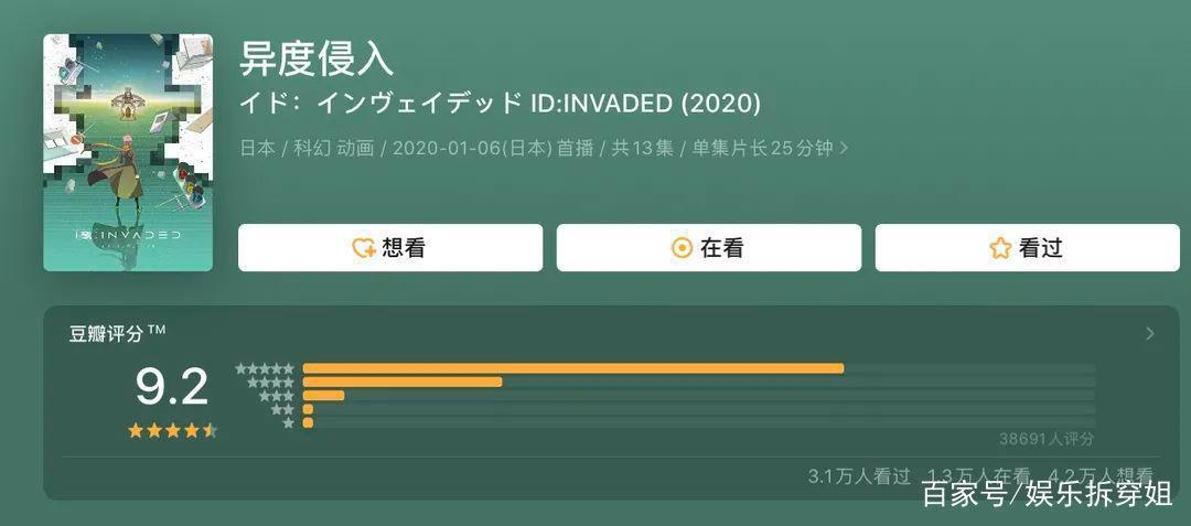 9.2分烧脑悬疑番《异度侵入》，开篇即高潮