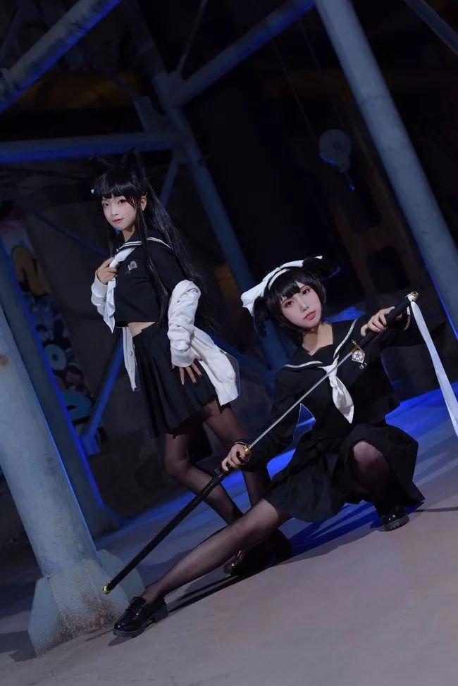 COS美图：碧蓝航线——高雄爱宕JK，网友：裙子长度不对啊