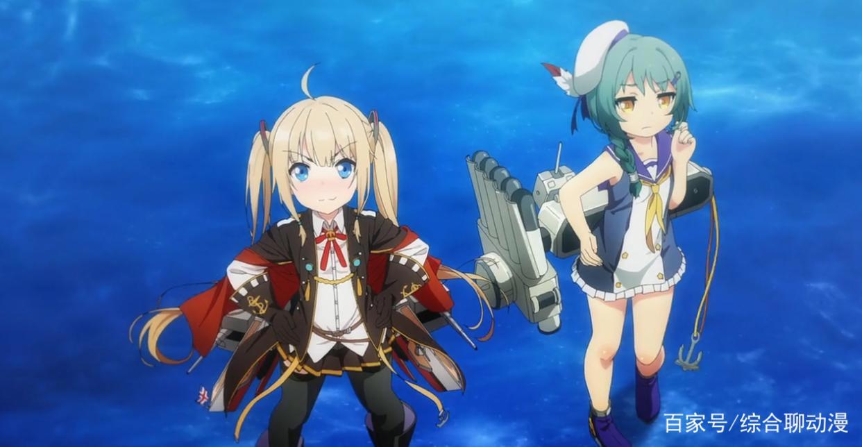 碧海航线，手游系动漫化作品，画面一级，一场少女拯救世界的游戏