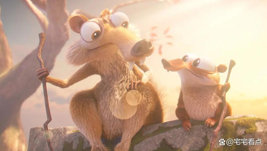 《冰川时代：斯克特历险记》：剑齿松鼠终于当主角了