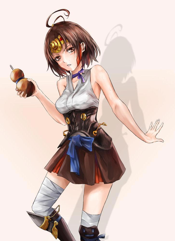 今日精美插画分享，甲铁城的卡巴内瑞，无名小姐姐参见