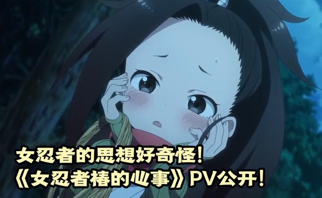 日漫里的女忍者是不是都太奇怪了？《女忍者椿的心事》PV公布