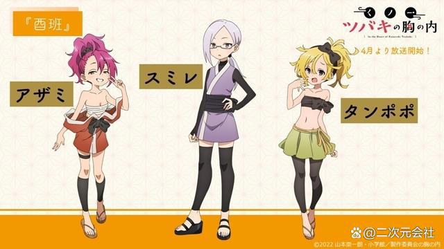 动画「女忍者椿的心事」OP主题曲与全角色的设定图信息公开