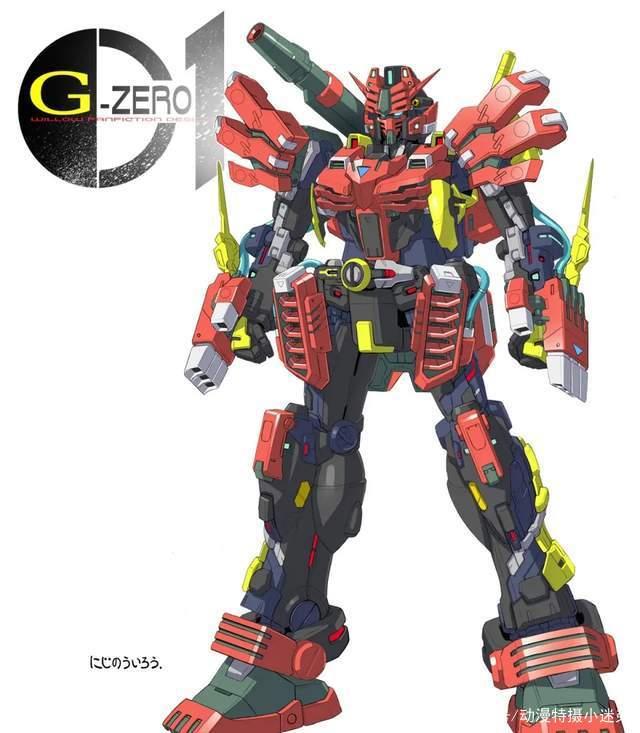 四个红色的假面骑士变成高达，亚极陀造型真帅气