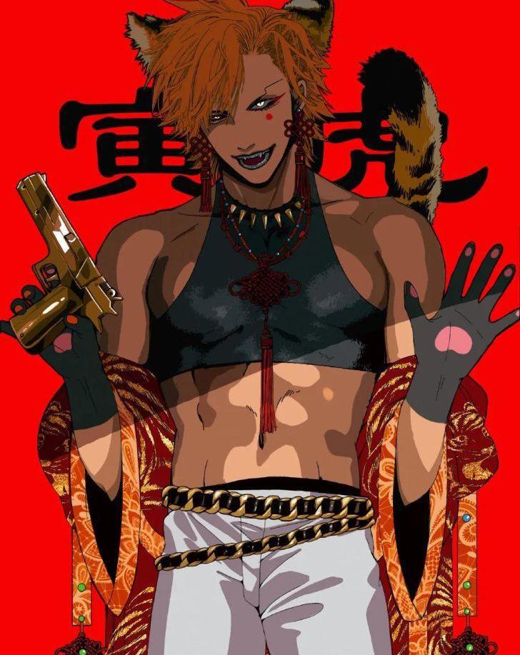 画师笔下的12生肖，又A又飒颜值高，这只老虎带走了