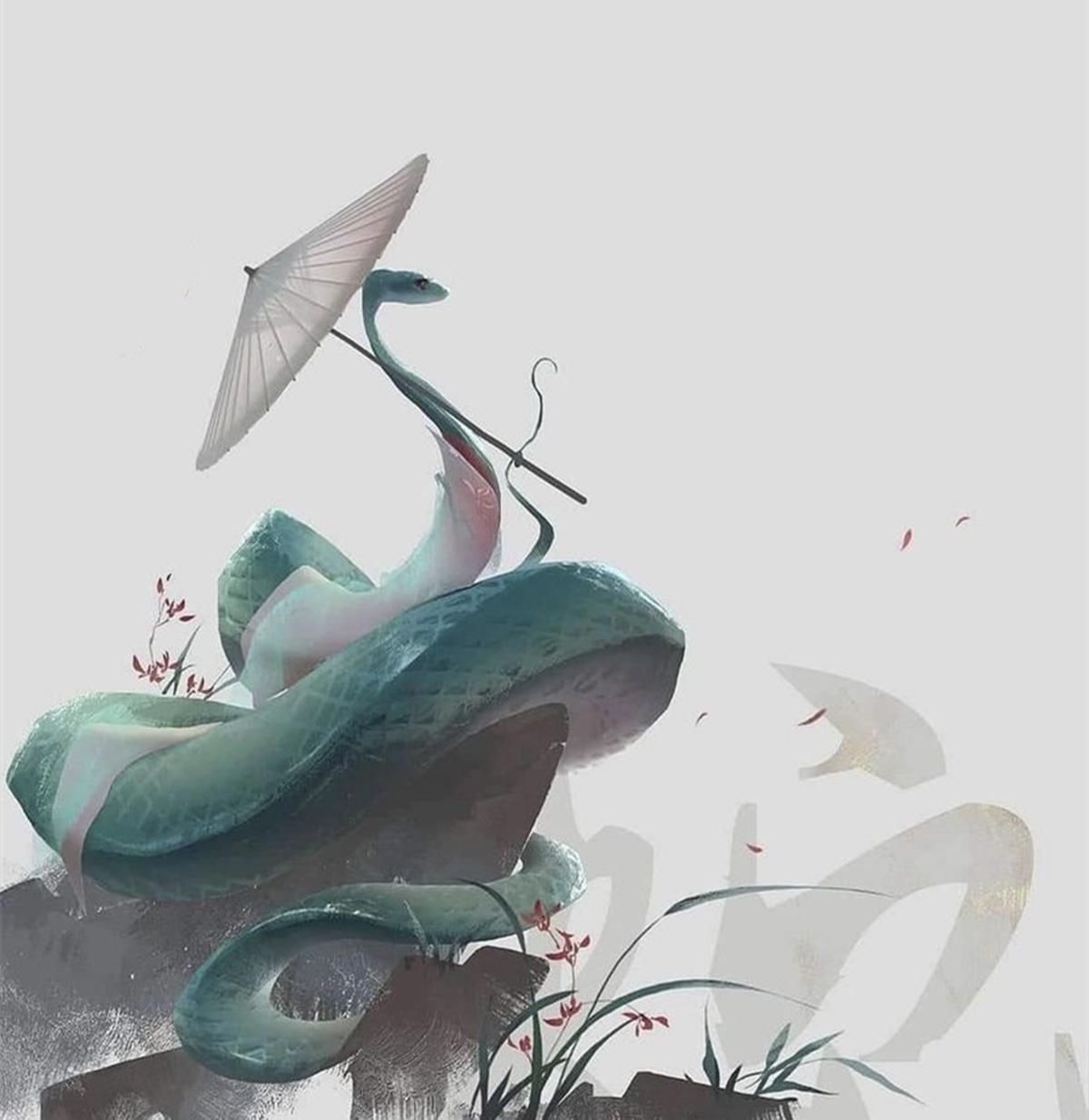 十二生肖的二次元形象，绿色的白娘子就算了，哈士奇有点儿过分了