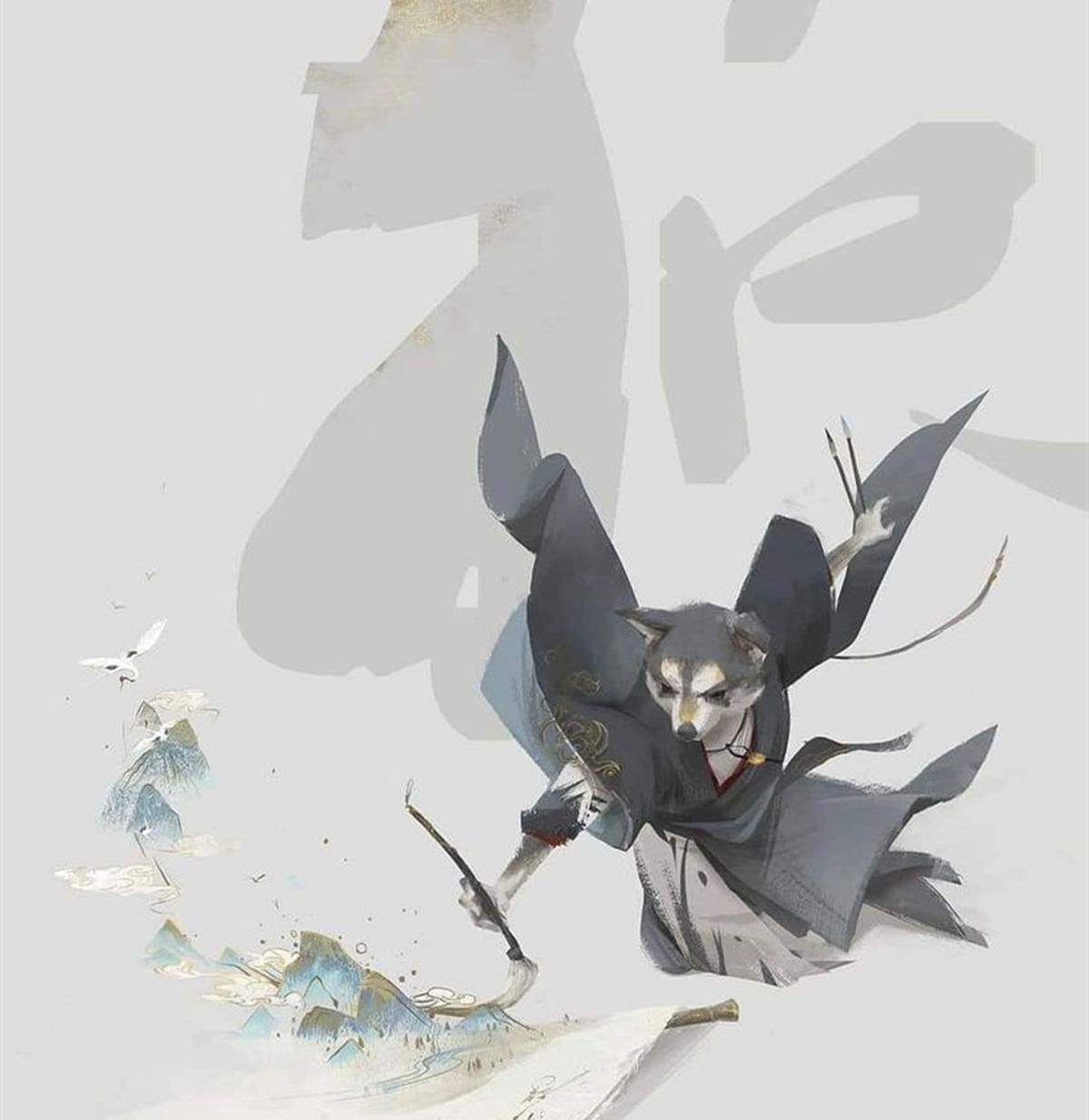 十二生肖的二次元形象，绿色的白娘子就算了，哈士奇有点儿过分了