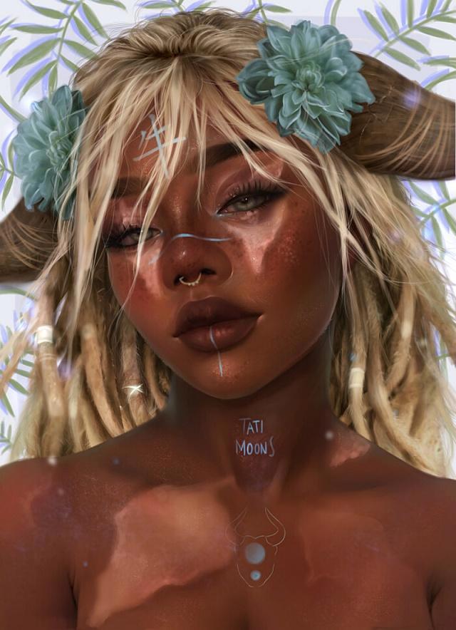 六大生肖拟美人化：小老虎真野性、魅力值飙升，这就是神仙画法吧