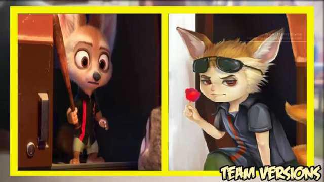 疯狂动物城全员色气拟人化，我竟然看上一只狐狸和老虎？！