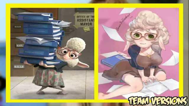 疯狂动物城全员色气拟人化，我竟然看上一只狐狸和老虎？！