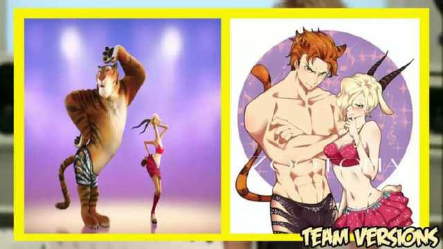 疯狂动物城全员色气拟人化，我竟然看上一只狐狸和老虎？！