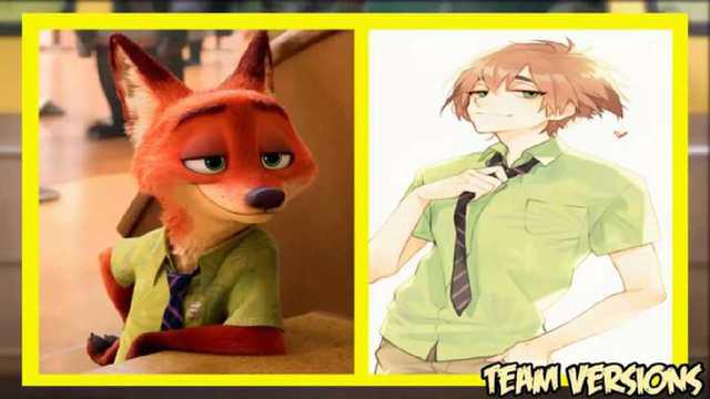 疯狂动物城全员色气拟人化，我竟然看上一只狐狸和老虎？！