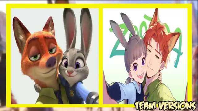 疯狂动物城全员色气拟人化，我竟然看上一只狐狸和老虎？！