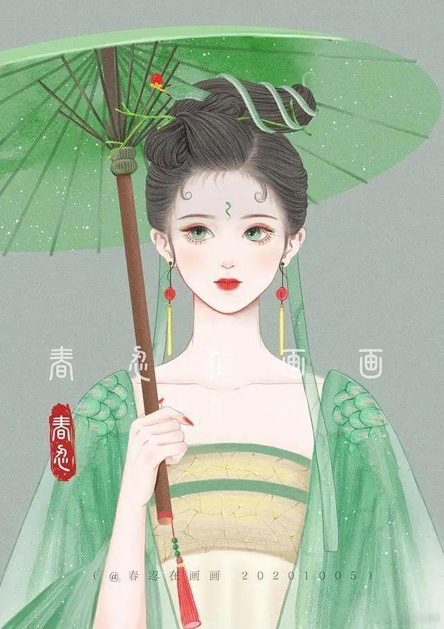 十二生肖拟人：小青月兔花木兰客串，老虎贵气像公主