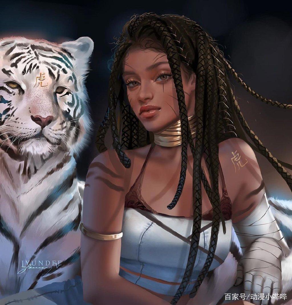 画师将“生肖”拟人化，虎妞高傲又霸气，这兔子和老鼠你选哪个？