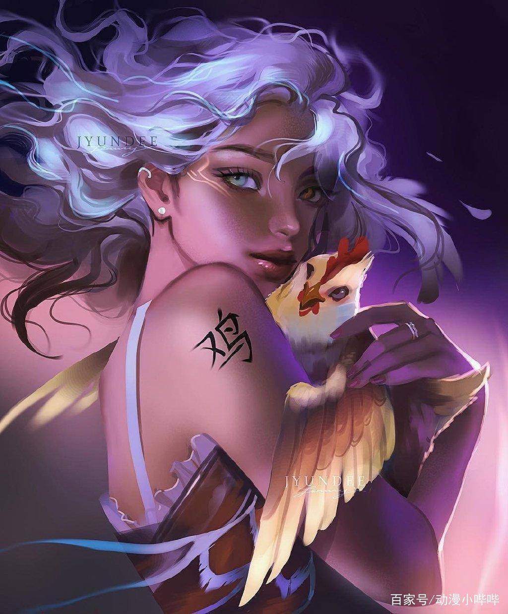 画师将“生肖”拟人化，虎妞高傲又霸气，这兔子和老鼠你选哪个？