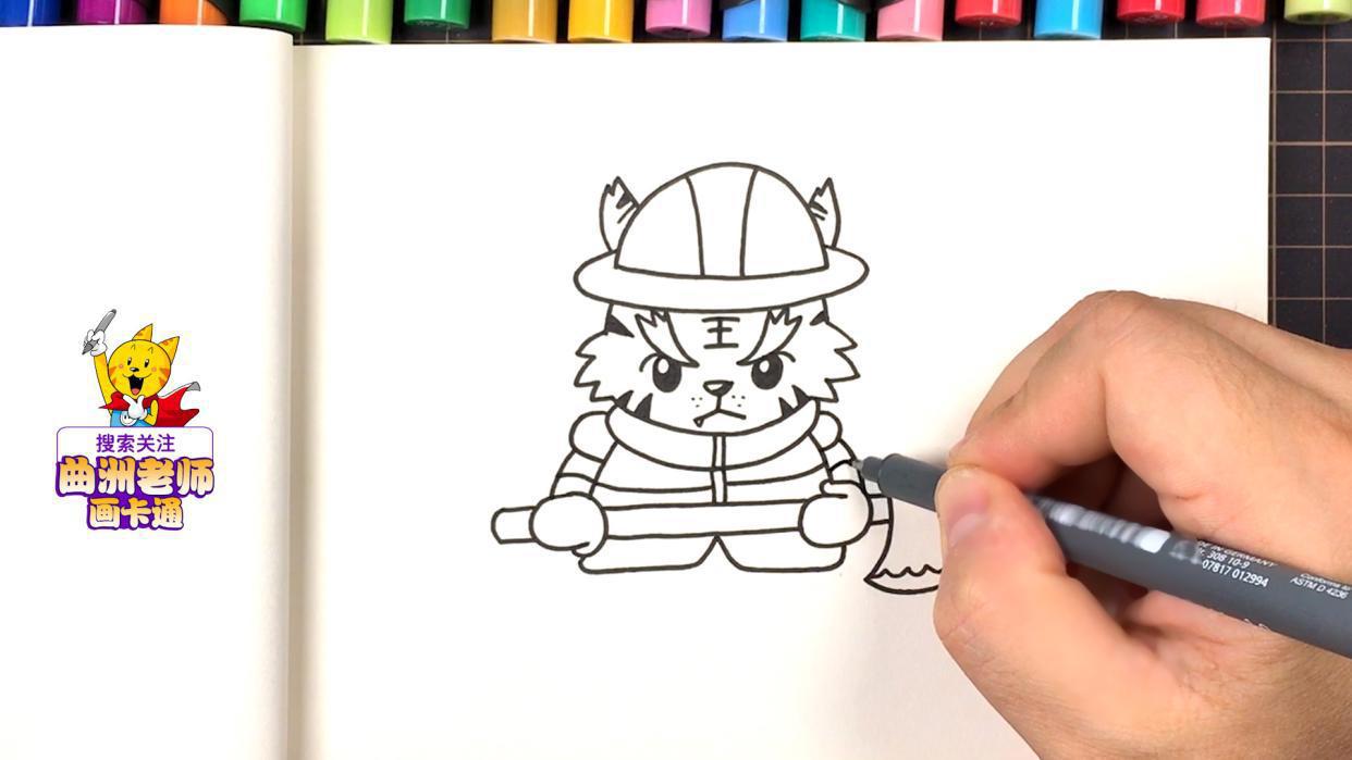 生肖动物简笔画：教你画出老鼠、牛、老虎和兔子