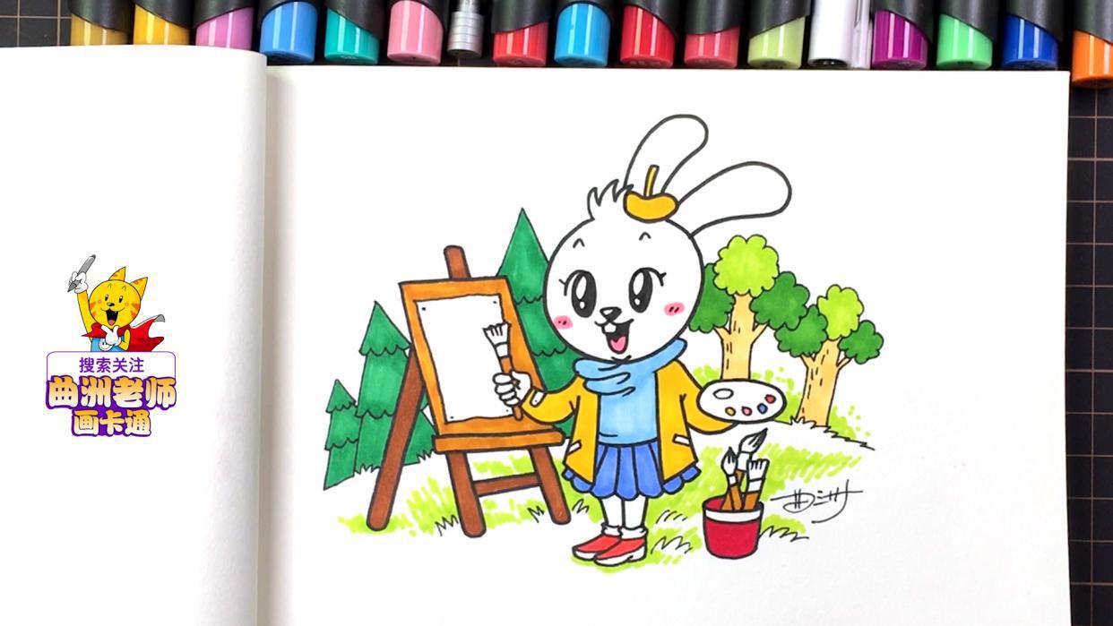 生肖动物简笔画：教你画出老鼠、牛、老虎和兔子