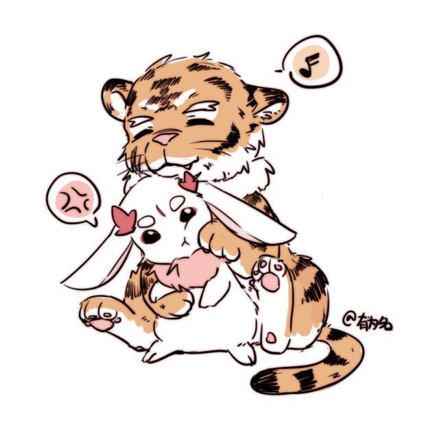 王者荣耀：裴擒虎公孙离的恋爱之旅？老虎和兔子的爱情！