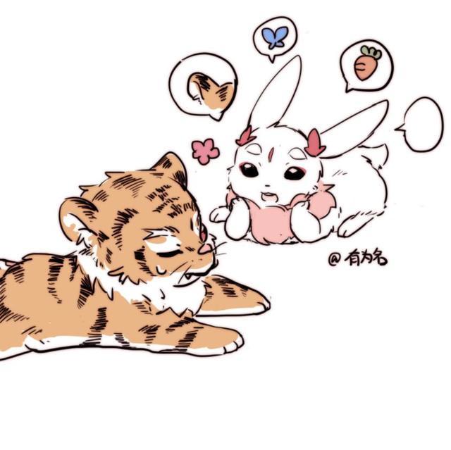 王者荣耀：裴擒虎公孙离的恋爱之旅？老虎和兔子的爱情！