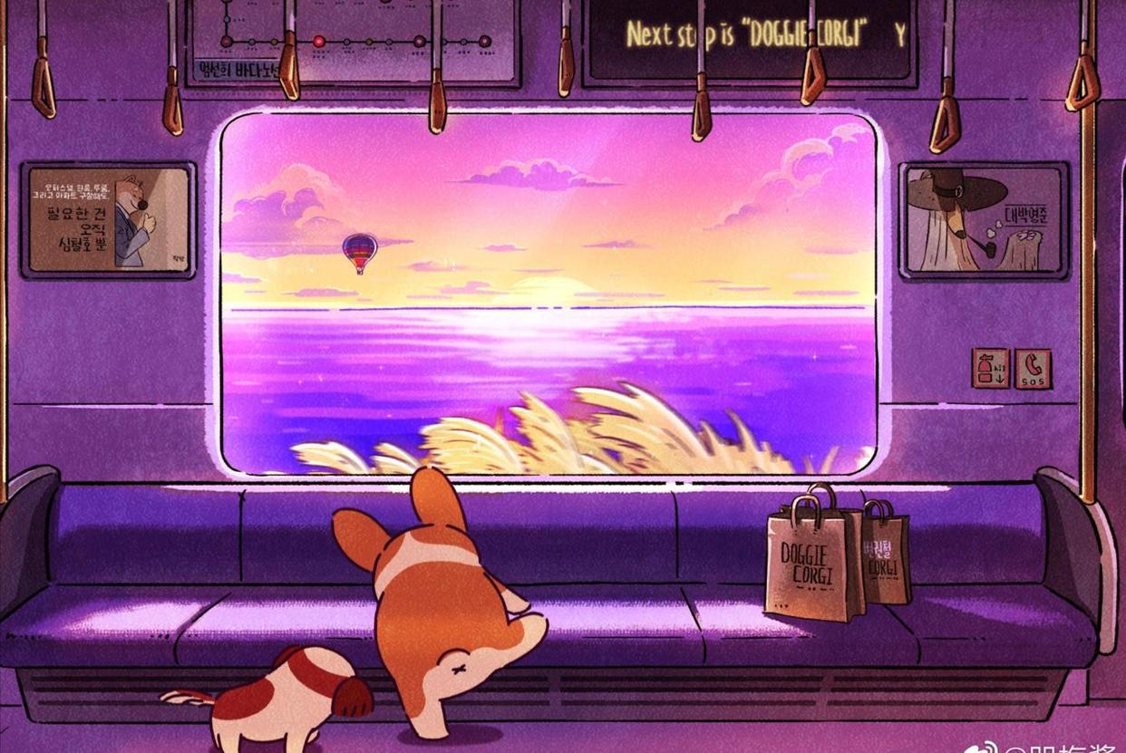 stean柯基小动漫，太治愈了！