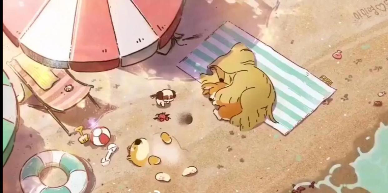 stean柯基小动漫，太治愈了！