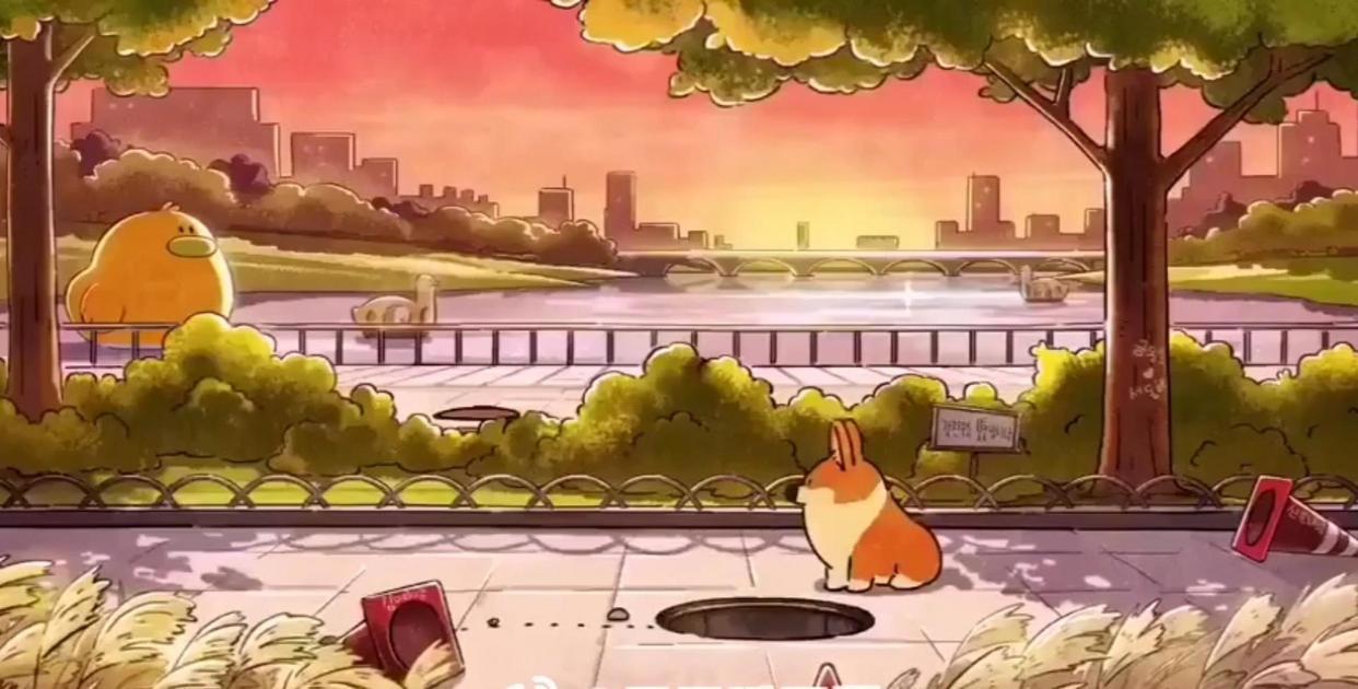 stean柯基小动漫，太治愈了！