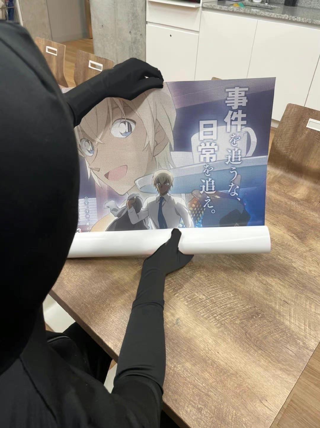 名侦探柯南漫画百卷企划解决篇，小黑潜入编辑部，偷偷盯着降谷零