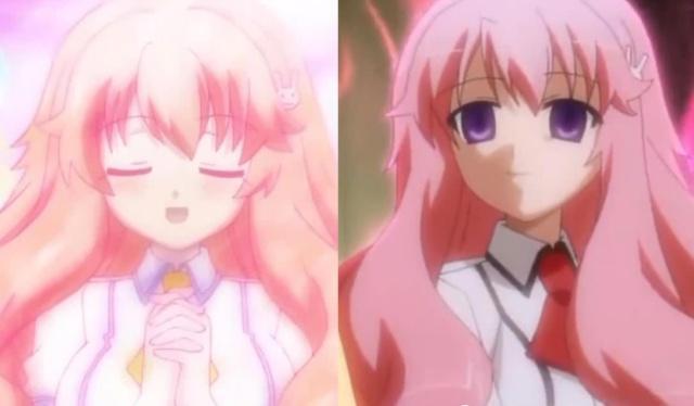 动漫中的女主黑化前后的区别，前者是萌王，后者是魔王！