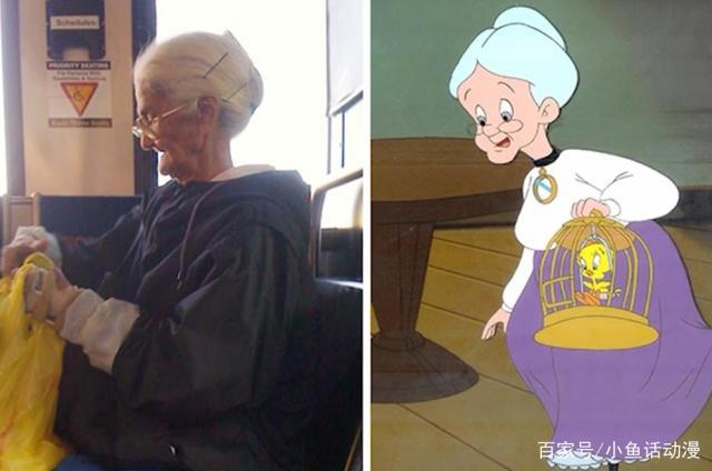 动漫卡通人物撞脸真人，艾莎公主最像，小熊猫师父很尴尬！