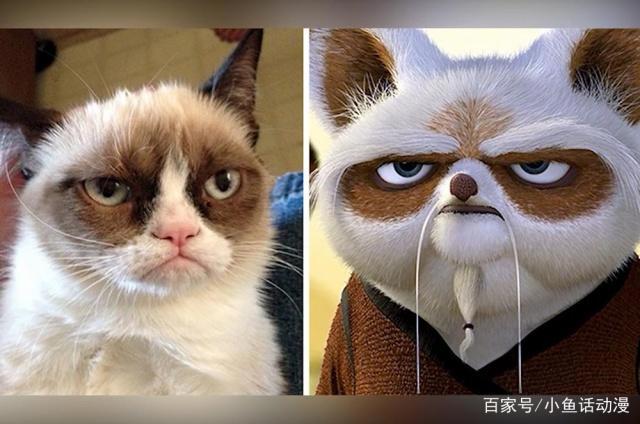 动漫卡通人物撞脸真人，艾莎公主最像，小熊猫师父很尴尬！