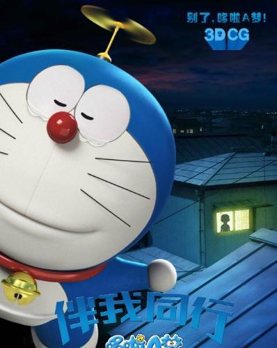 日漫电影在中国内地票房前十，票房均破亿，《哆啦A梦》独占四部